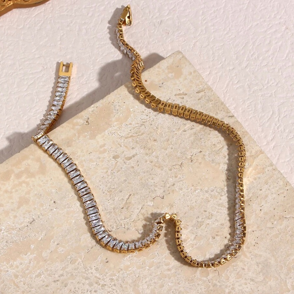 Tennis Necklace Choker